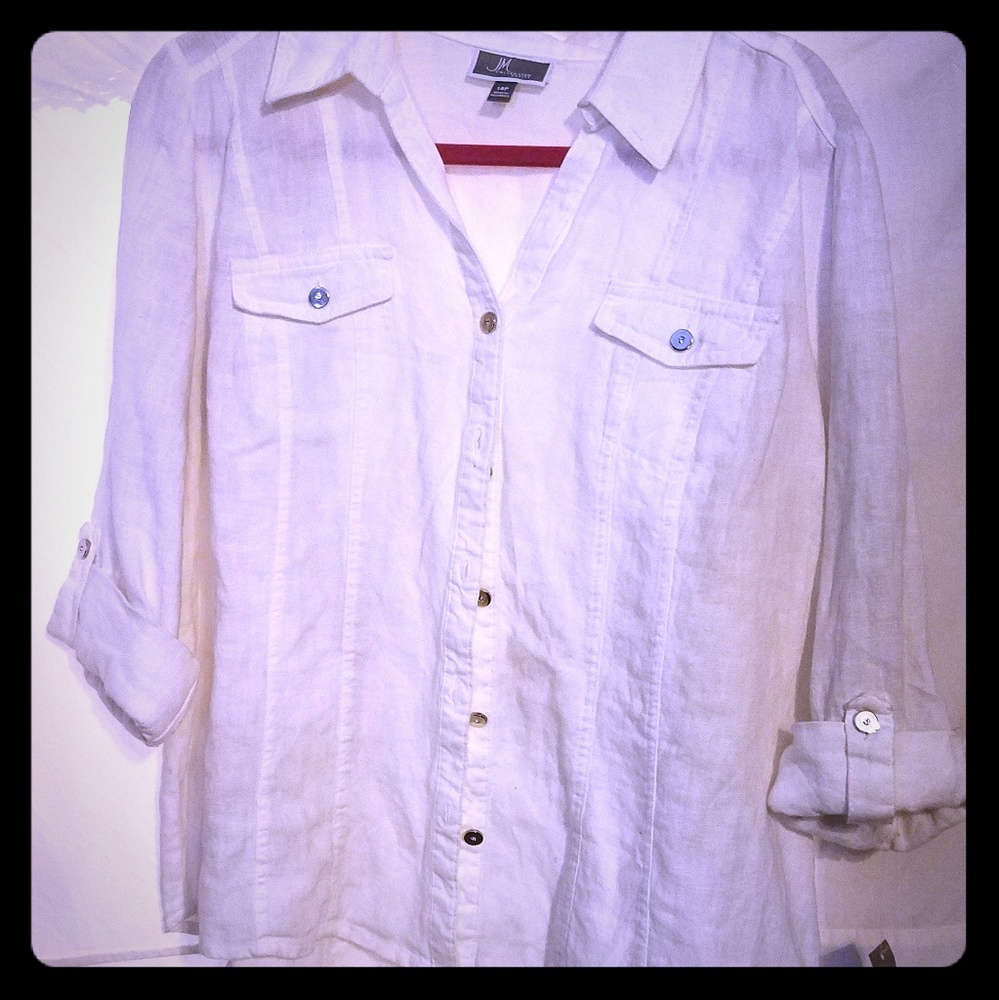 White NWT MJ Collection size 14P